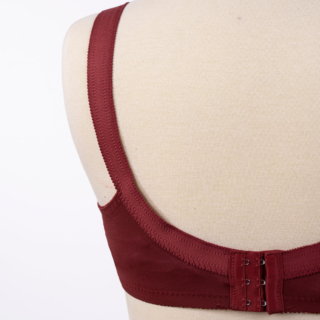 Dourine League Bra - Maroon 004