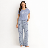 Belleza Crew Neck C/Jersey Pajama Set  0097 Multi Belleza Lingerie  