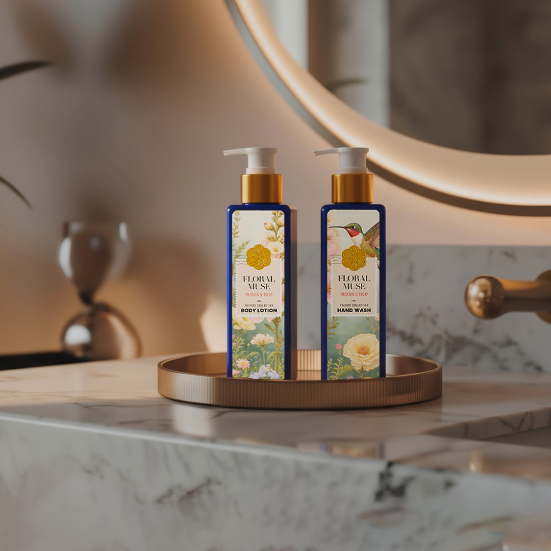 Conatural-Floral Muse Hand Wash & Body Lotion Set