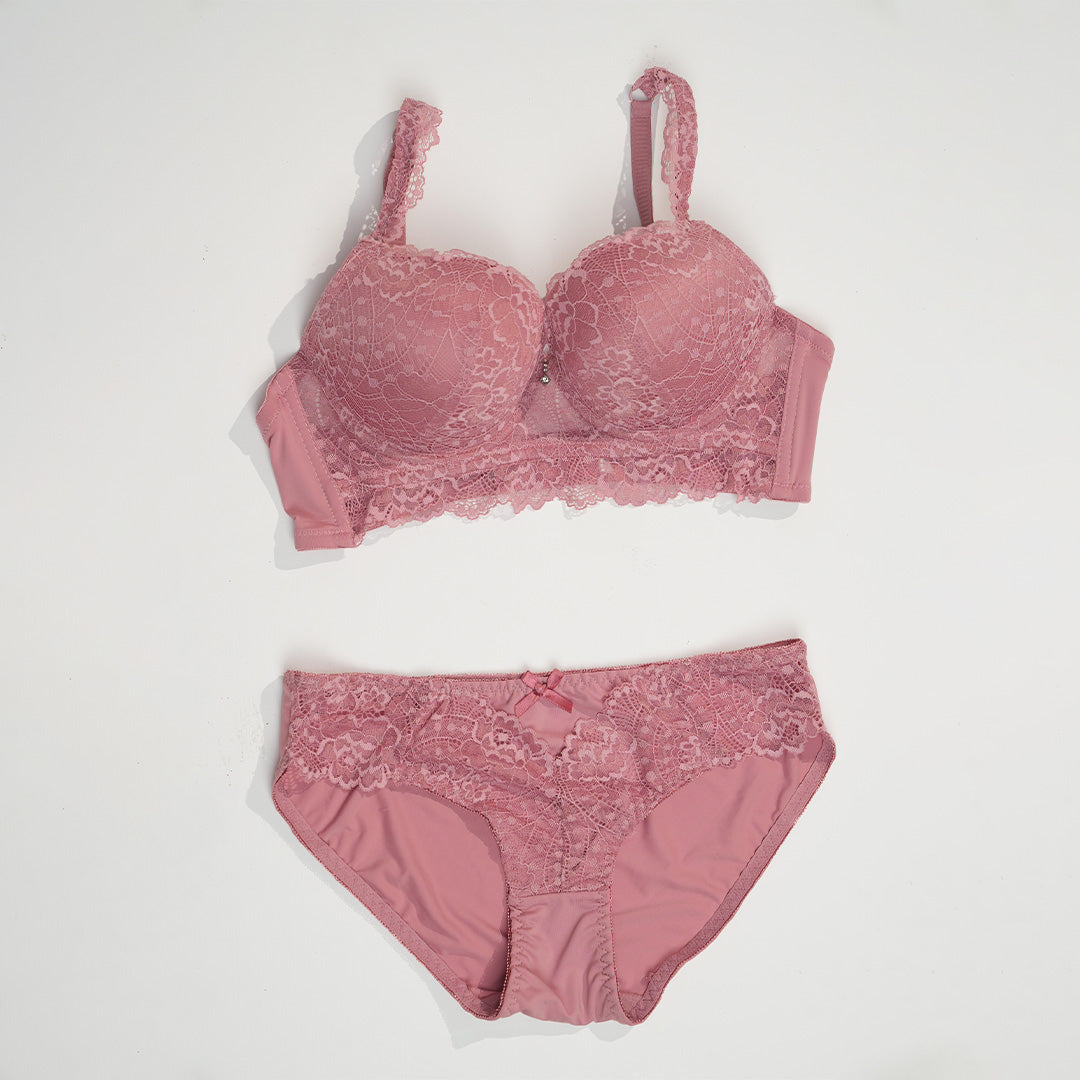 Push Up Wire Bra Set - A2345