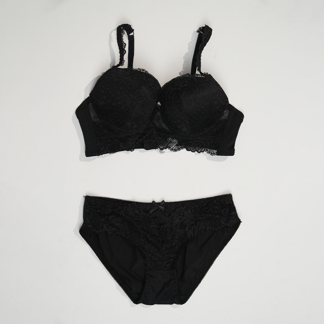 Push Up Wire Bra Set - A2345