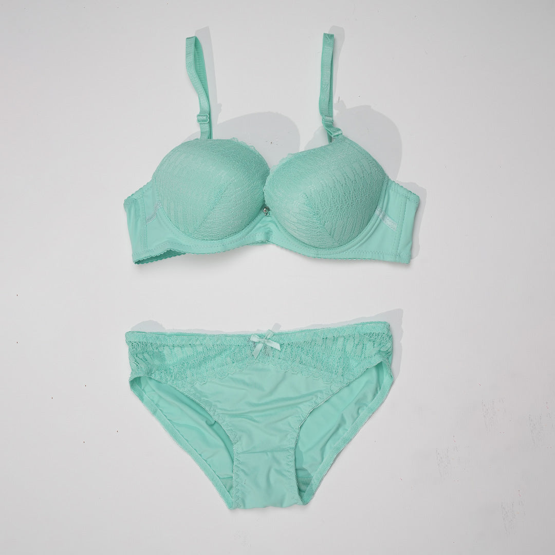 Push Up Wire Bra Set - 2324