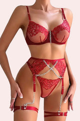 Belleza Lingerie Wired Net Bra Set - 1042 Belleza Lingerie  