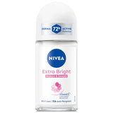 Nivea Extra Bright Radiant & Smooth Anti Perspirant Roll On 50ml NIVEA  