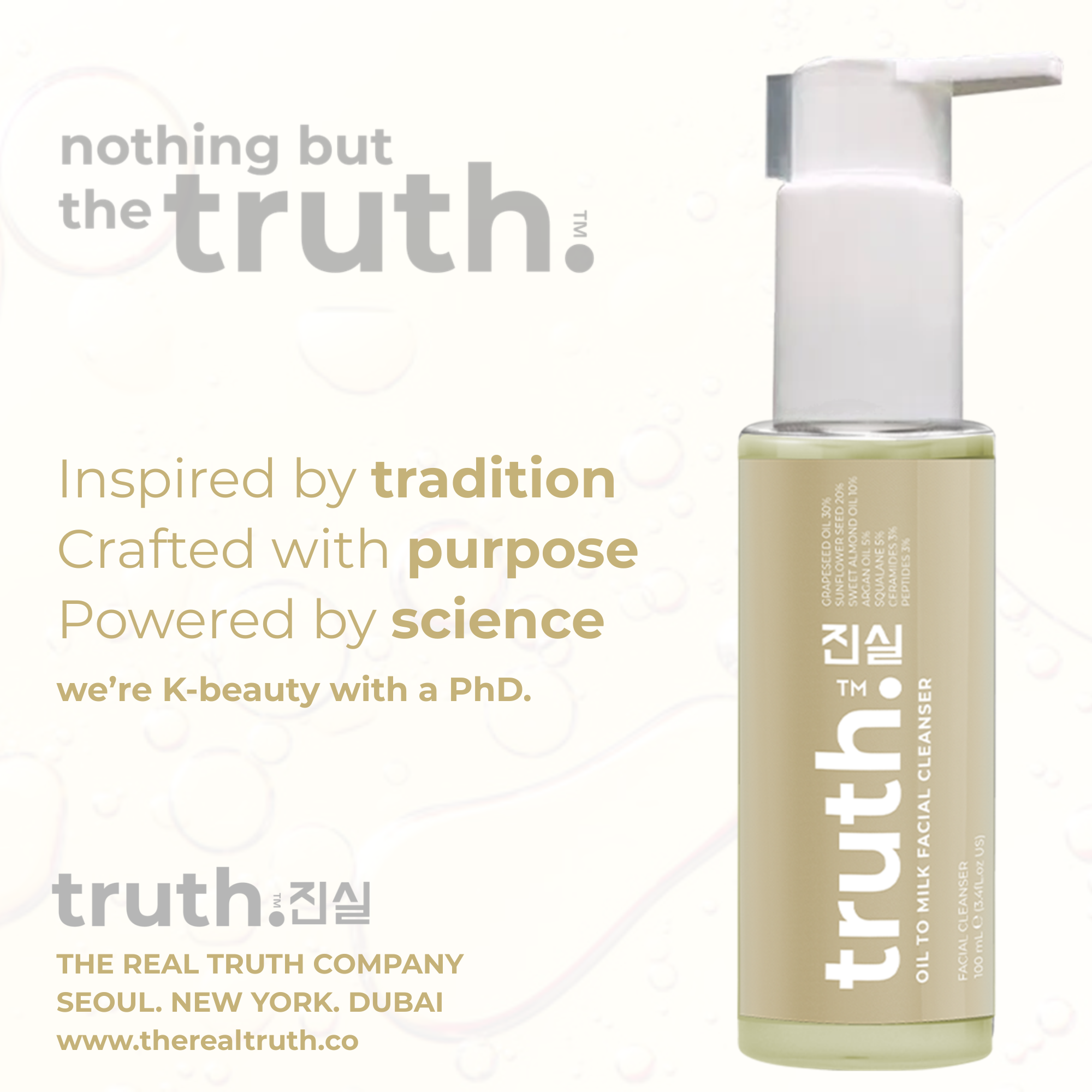 truth - Oil to Milk Cleanser - 100ml