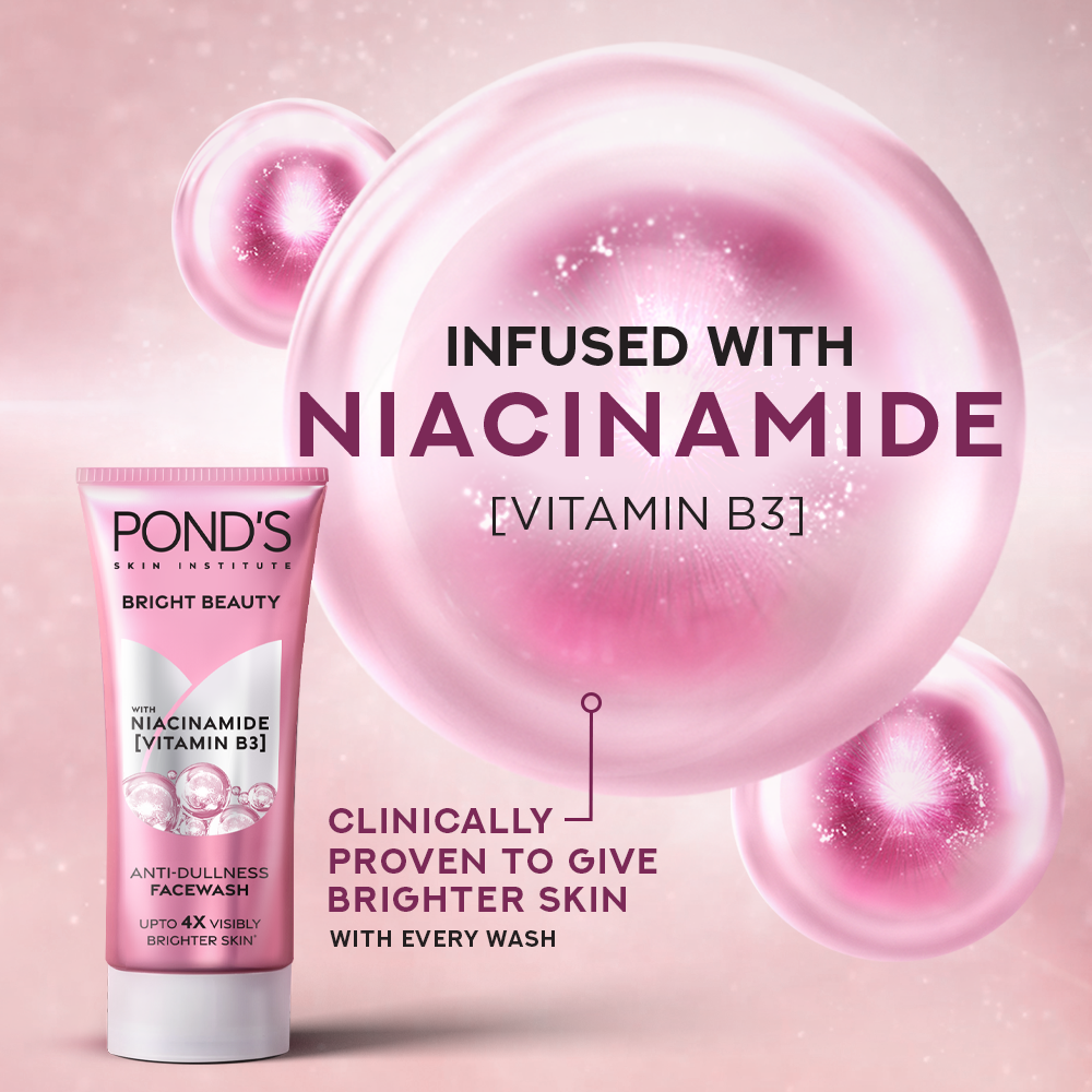 POND'S - BRIGHT BEAUTY FACEWASH - 100G