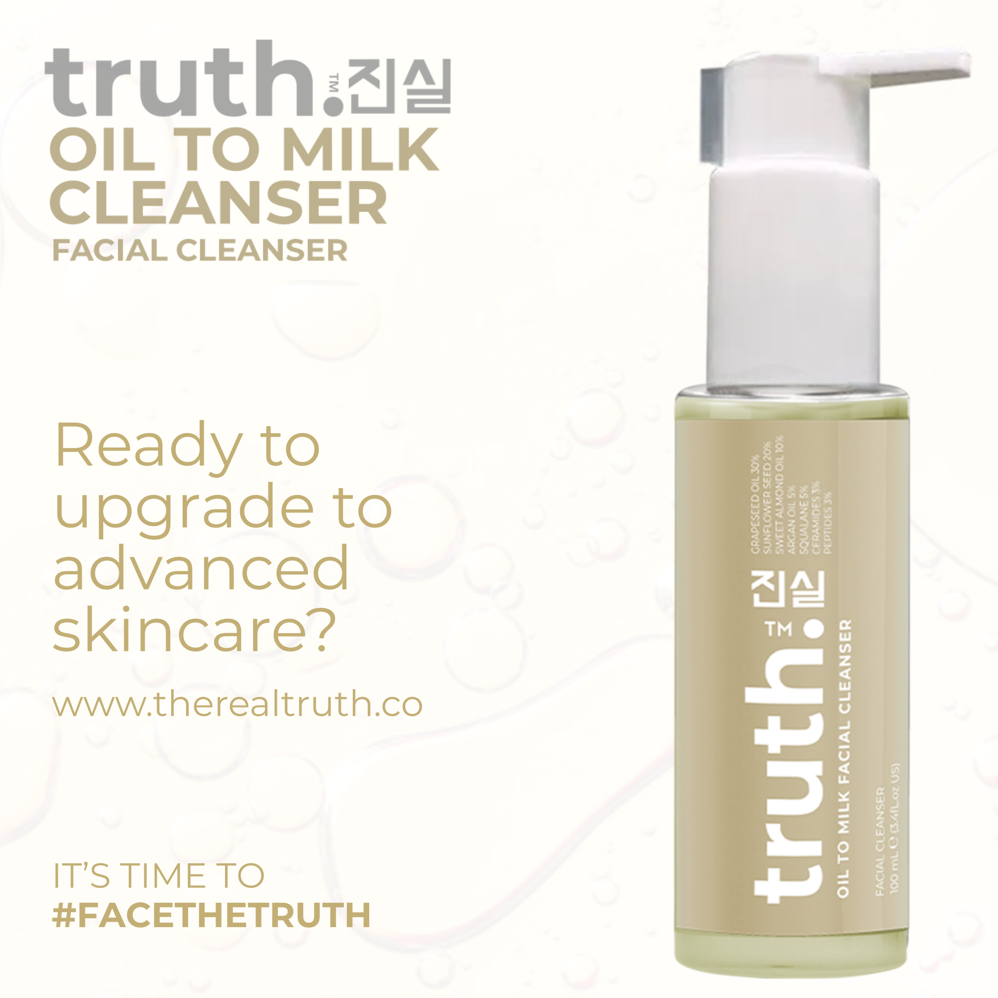 truth - Oil to Milk Cleanser - 100ml