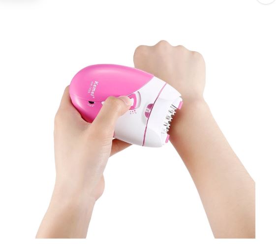 Kemie Ladies epilator hair removal machine Rechargeable