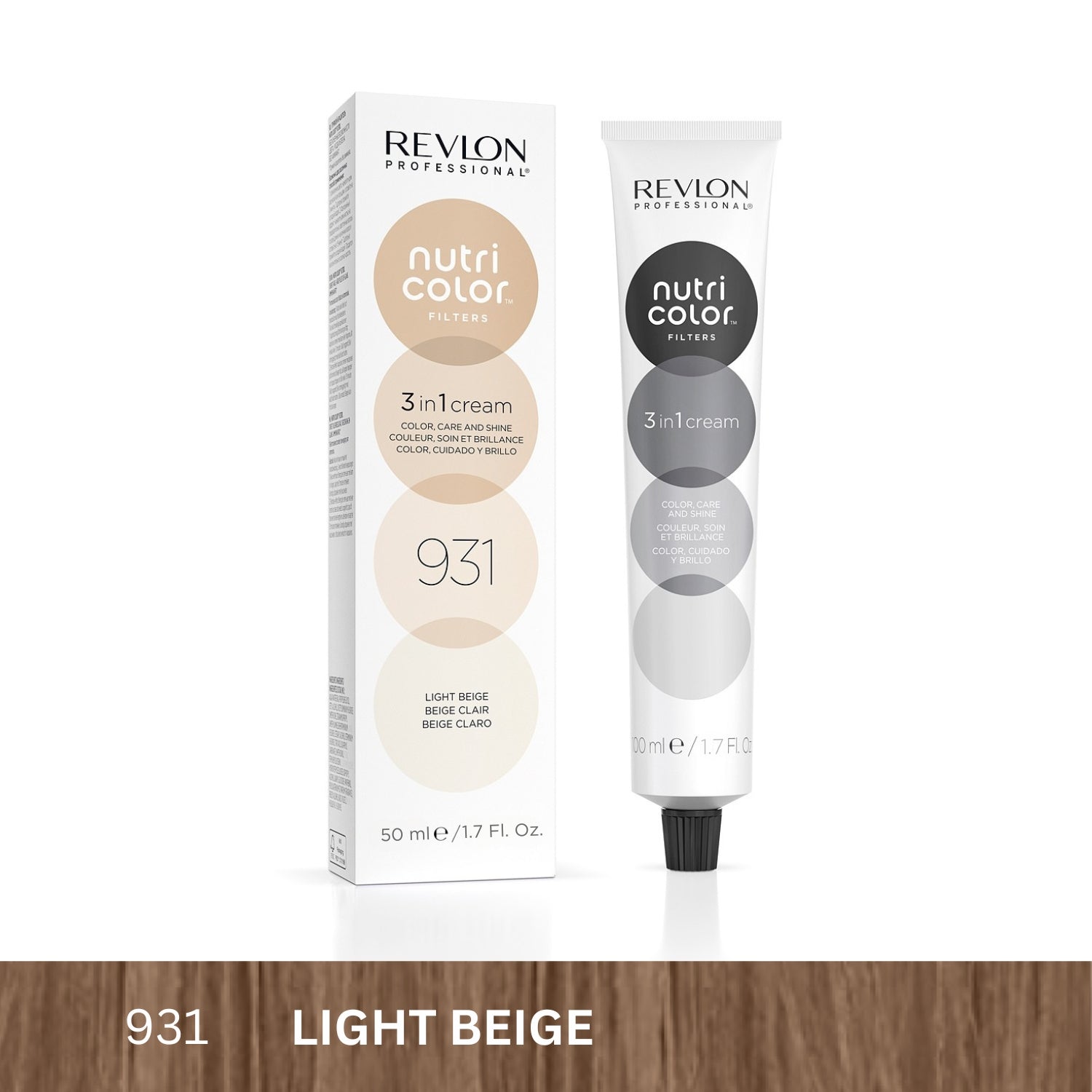 Revlon Professional Nutri Colorâ„¢ Filters 3-In-1 Hair Color - Light Beige 931 - 50ml