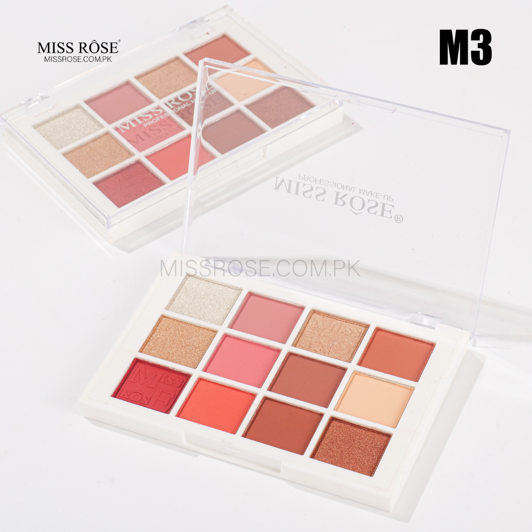Miss Rose 12-Color Eyeshadow Palette