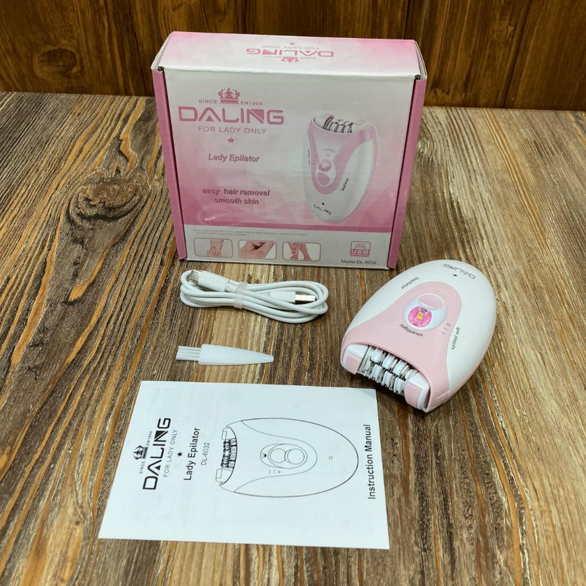 Daling Ladies Rechargeable Epilator Hair Removal Machine