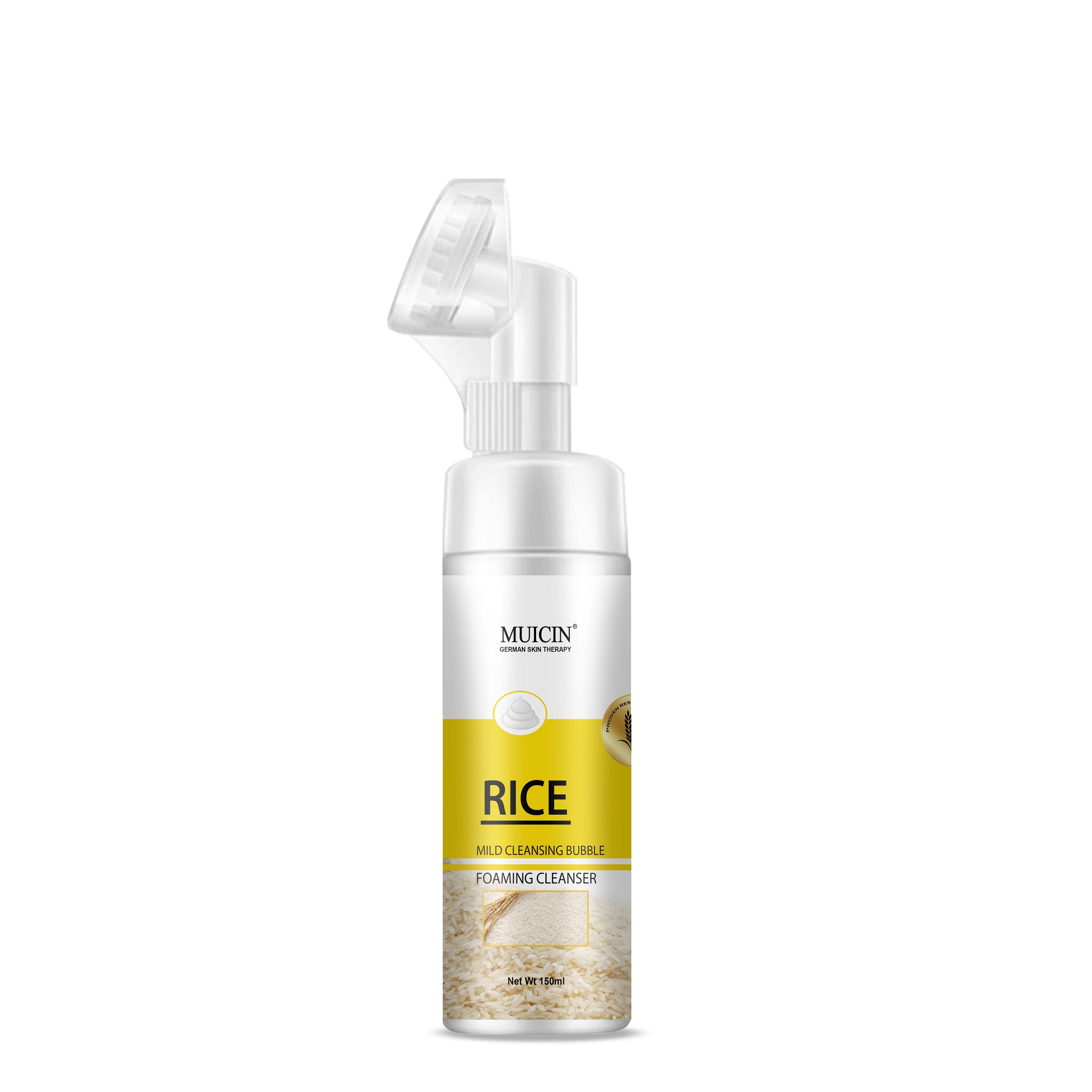 MUICIN - Rice Mild Cleansing Bubble Foaming Facial Cleanser - 150ml