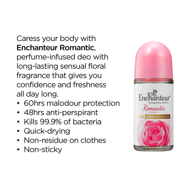 Enchanteur Pore Refine White Romantic Roll On 50ml