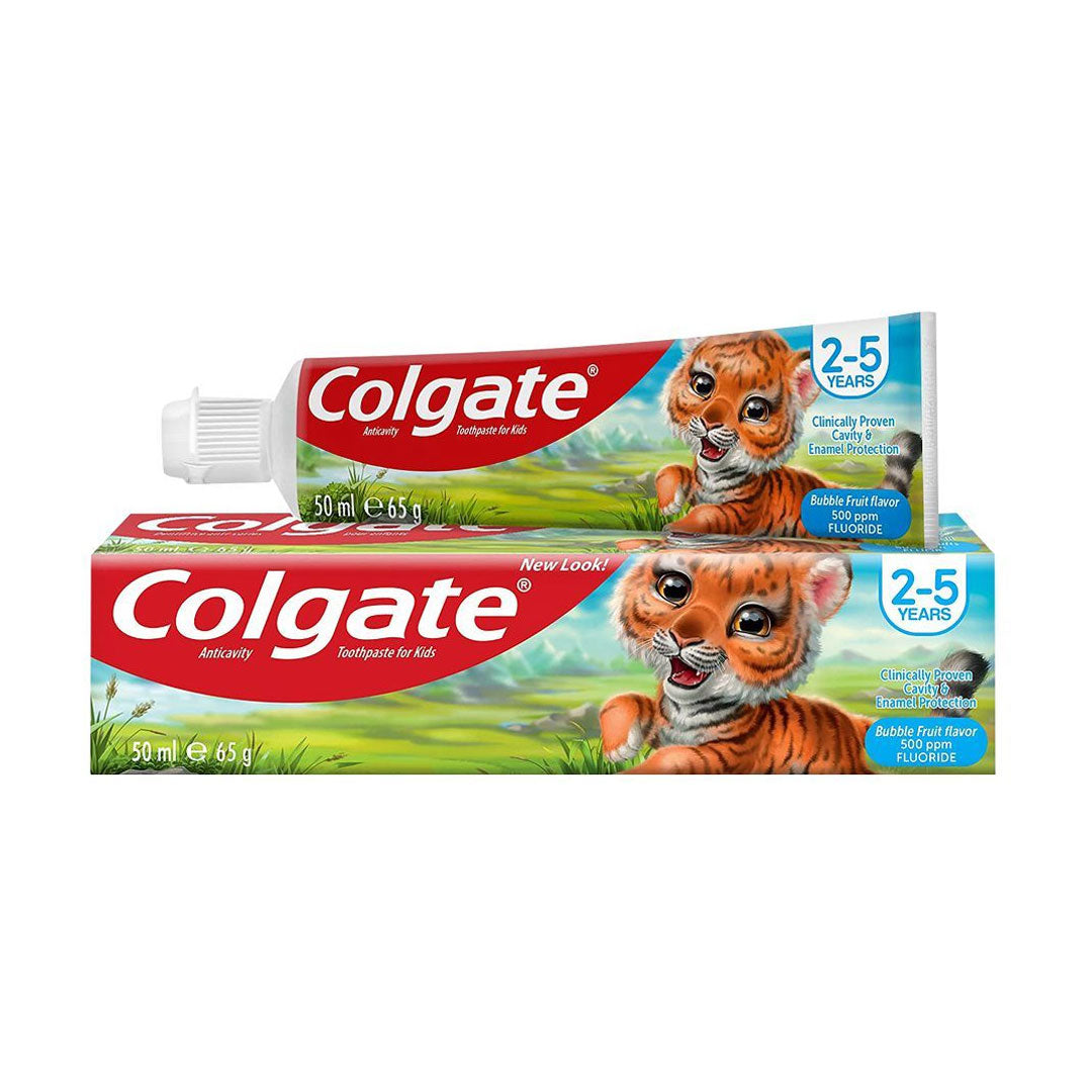 Colgate 2-5 Years Bubble Fruit Tooth Paste 50ml