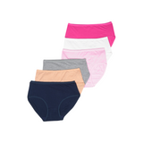 Belleza Lingerie Multi Color Brief Panty Pack Of 6-B241 Belleza Lingerie  