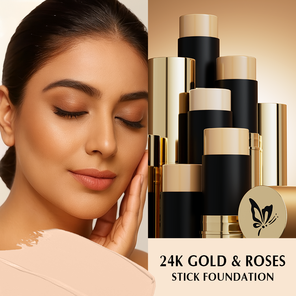 24K Gold & Roses Stick Foundation