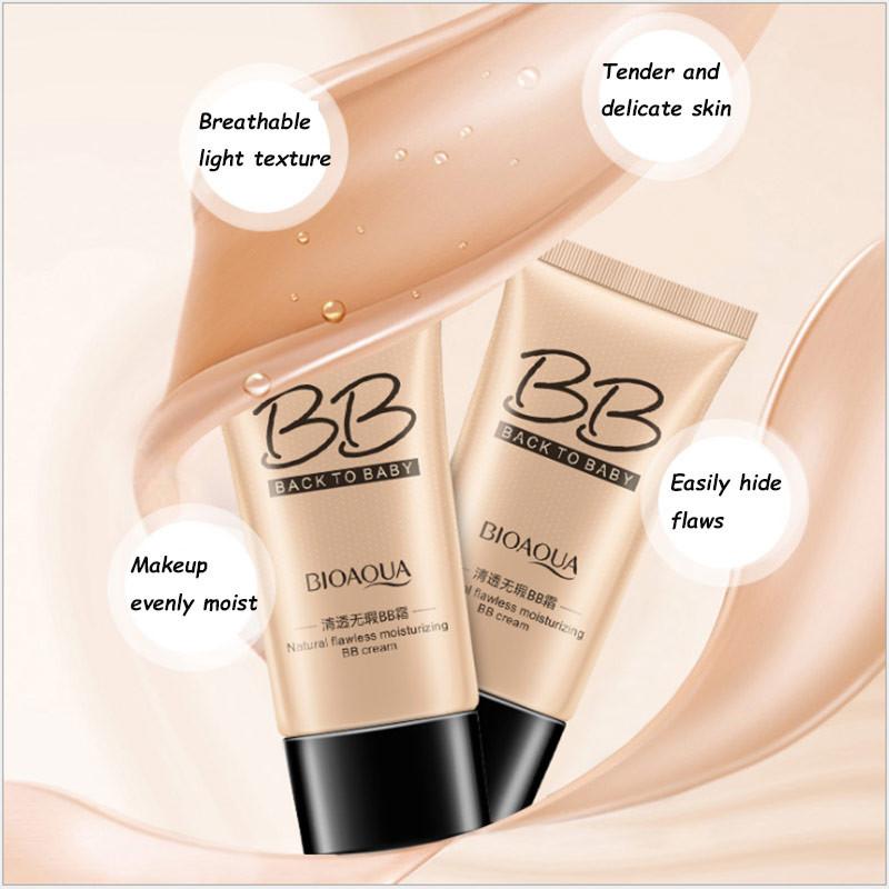 BIOAQUA Back To Baby Flawless Moisturizing BB Cream 40g-BQY9476