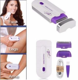 Finishing Touch Painless Rechargeable Body And Facial Hair Remover Trimmer machine For Women