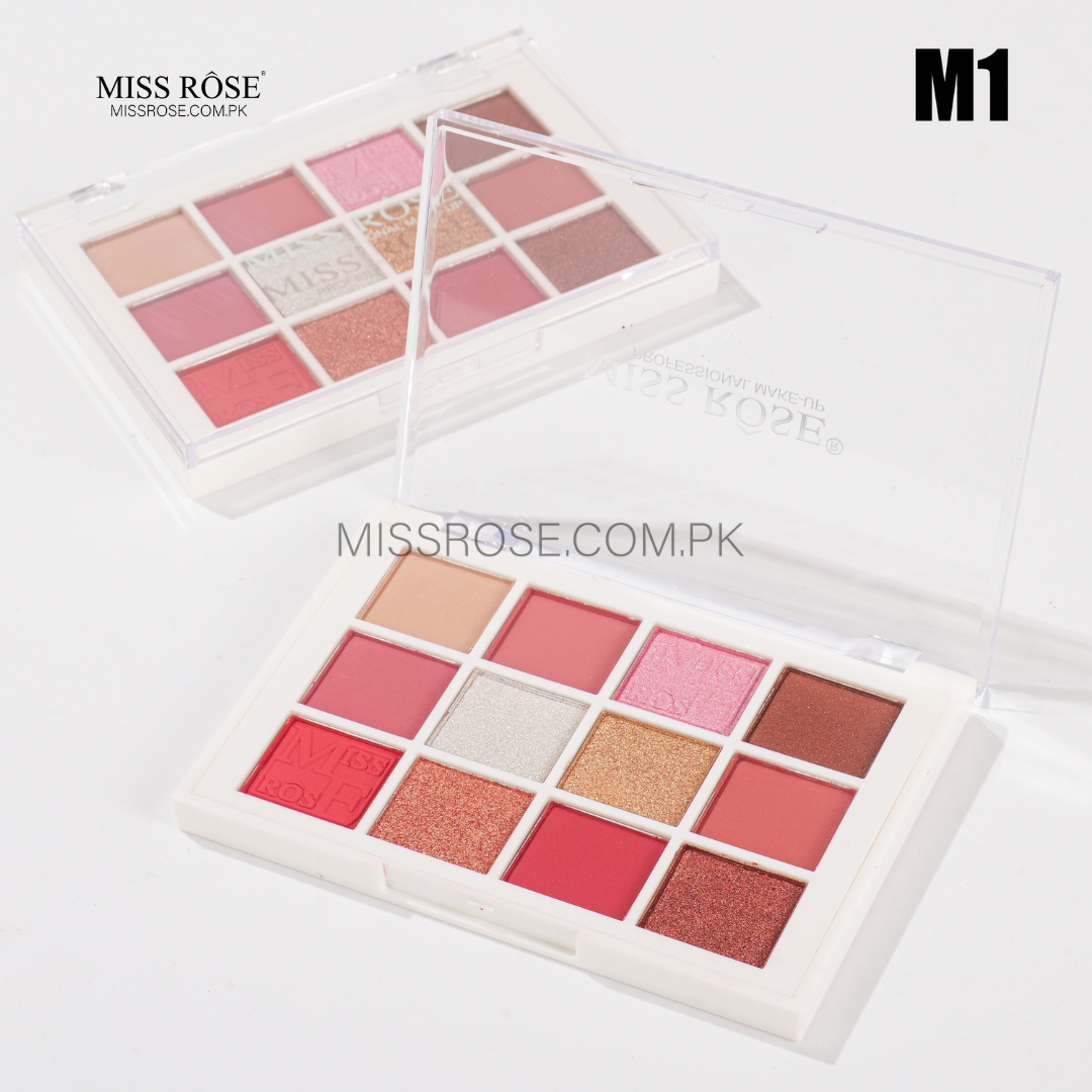 Miss Rose 12-Color Eyeshadow Palette