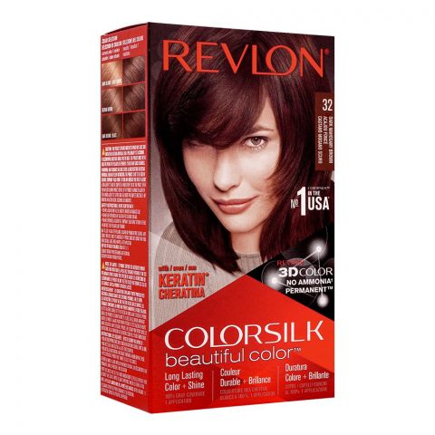 Revlon Silk - 32 Dark Mahogany Brown Hair Color