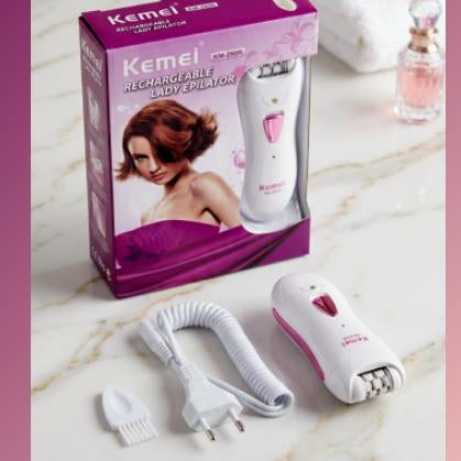 Professional Rechargeable Epilator Hair Remover with Smart Light and Washable Design