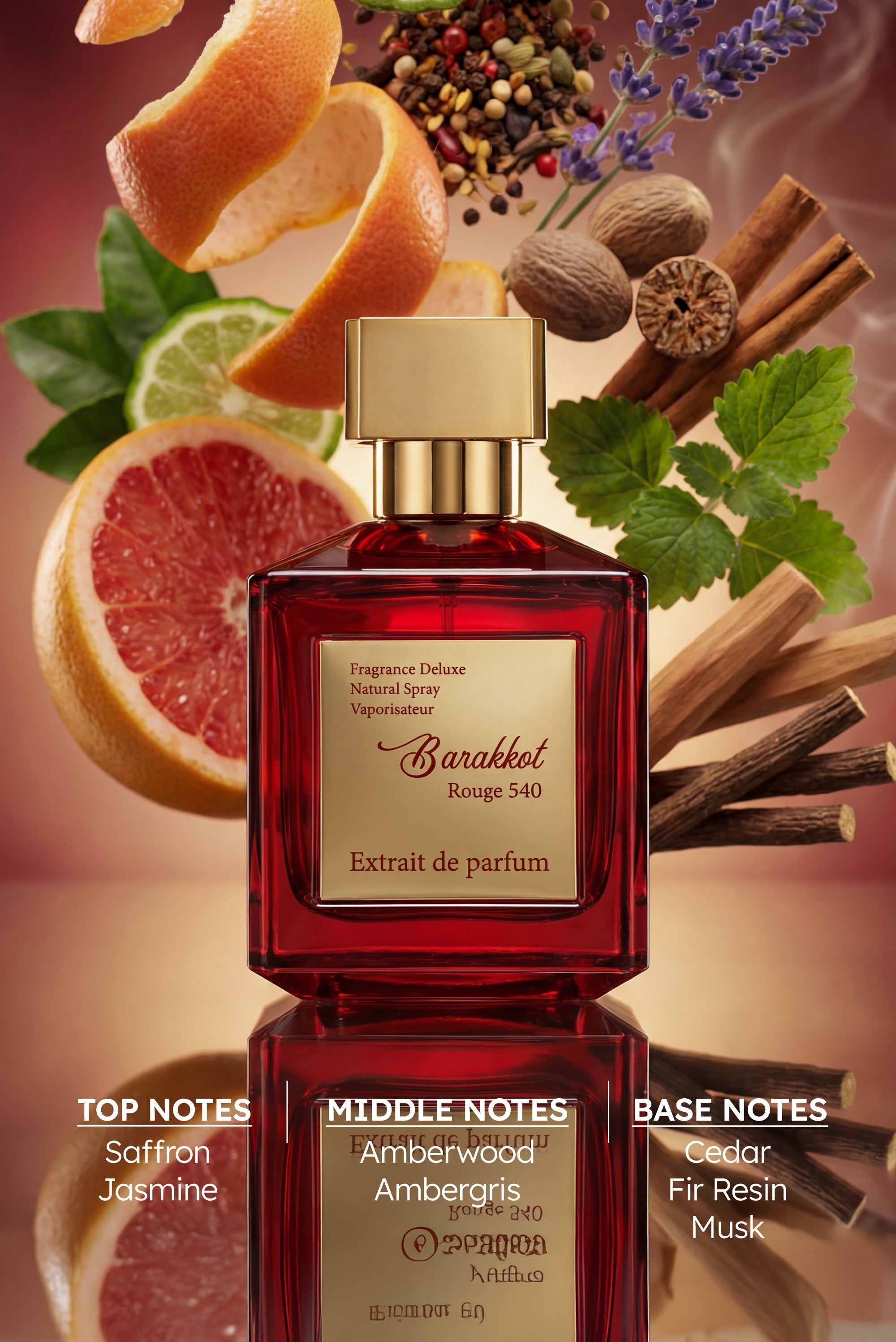 Fragrance Deluxe - Barakkat Rouge (100ml)