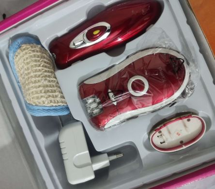Kemei 3 in 1 Rechargeable Epilator  and Shaver for Women