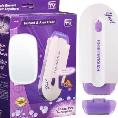 Finishing Touch Painless Rechargeable Body And Facial Hair Remover Trimmer machine For Women