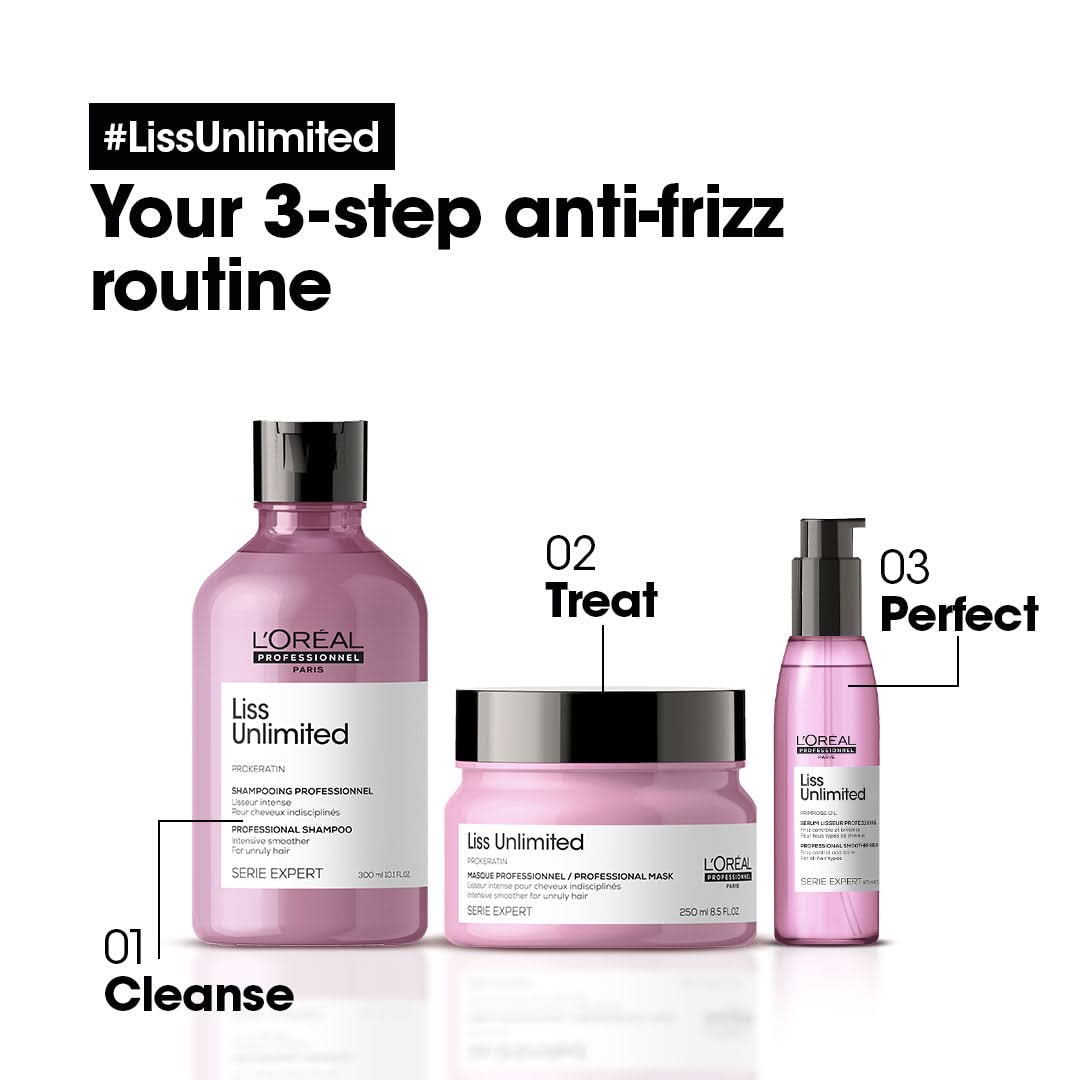 L'Oreal Professionnel Serie Expert Liss Unlimited Mask 250 ML - For Frizzy & Unruly Hair