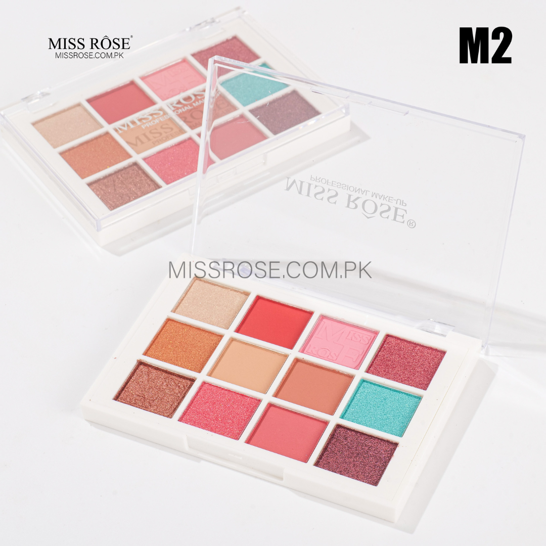 Miss Rose 12-Color Eyeshadow Palette