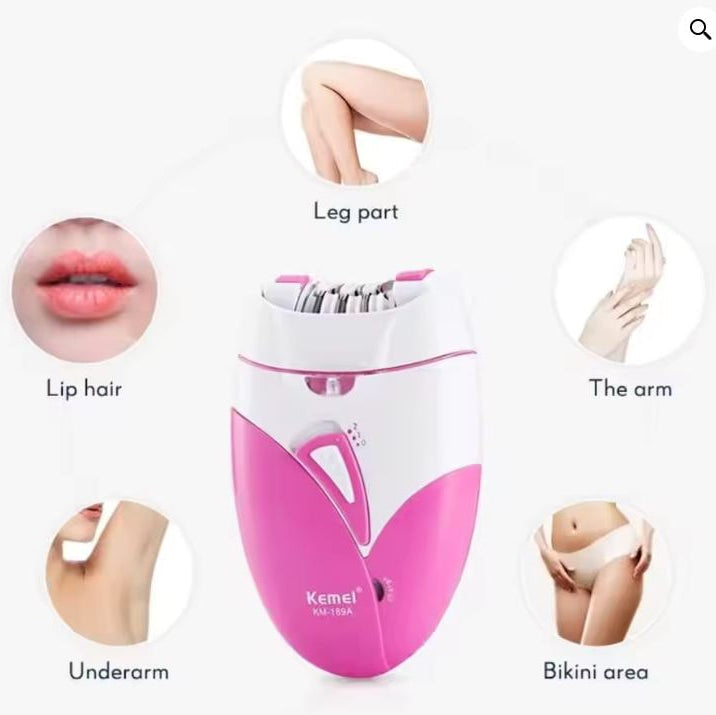 Kemie Ladies epilator hair removal machine Rechargeable