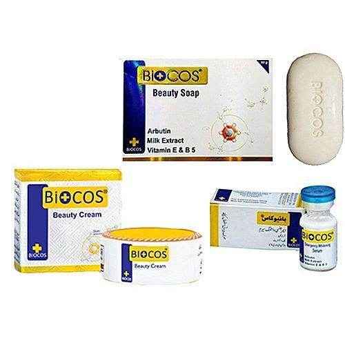 Pack Of 3 Biocos Cream,Soap and Serum