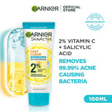 Garnier - Bright Anti Acne Face Wash - 100ml Garnier  