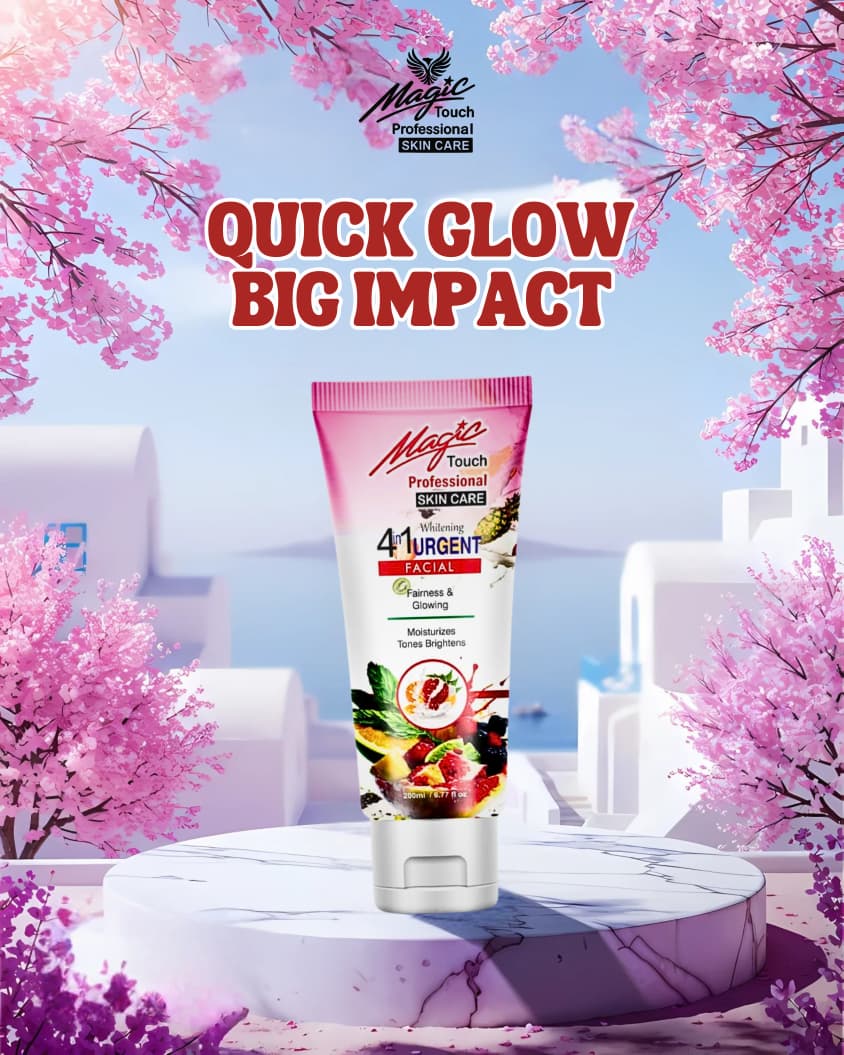 Magic Touch Professional 4-in-1 Urgent Facial – 200ml