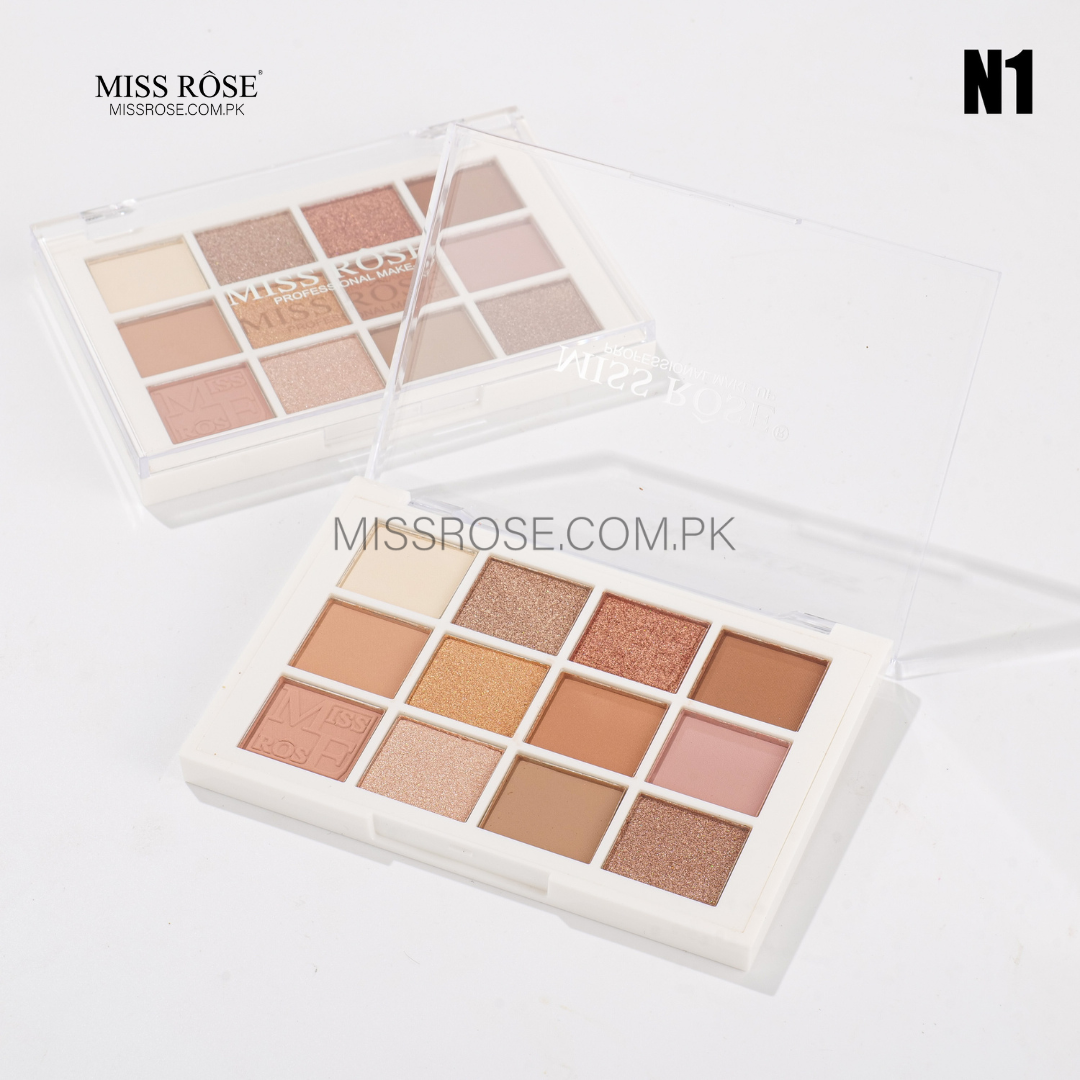 Miss Rose 12-Color Eyeshadow Palette