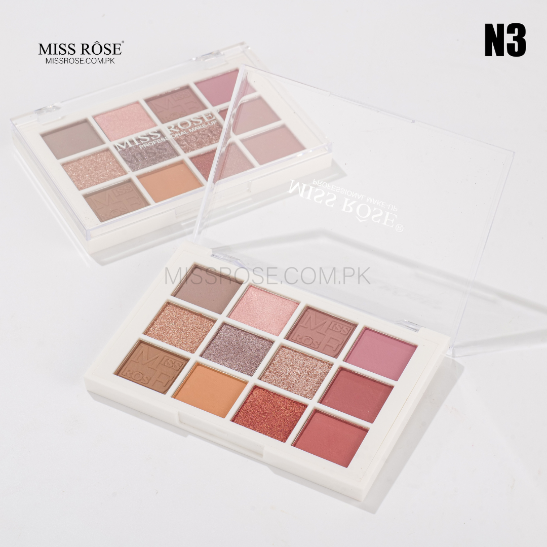 Miss Rose 12-Color Eyeshadow Palette