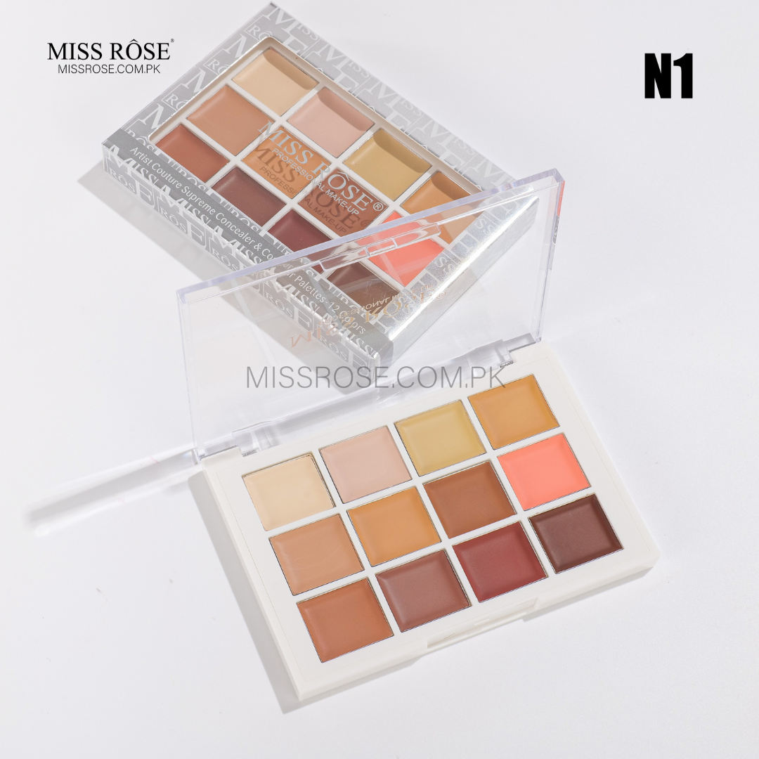 Miss Rose Artist Concealer & Contour Palette