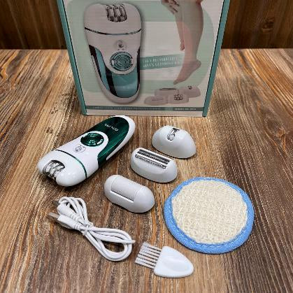 Epilator 4-In-1 Multi-Functional Rechargeable Ladies’ Grooming Kit