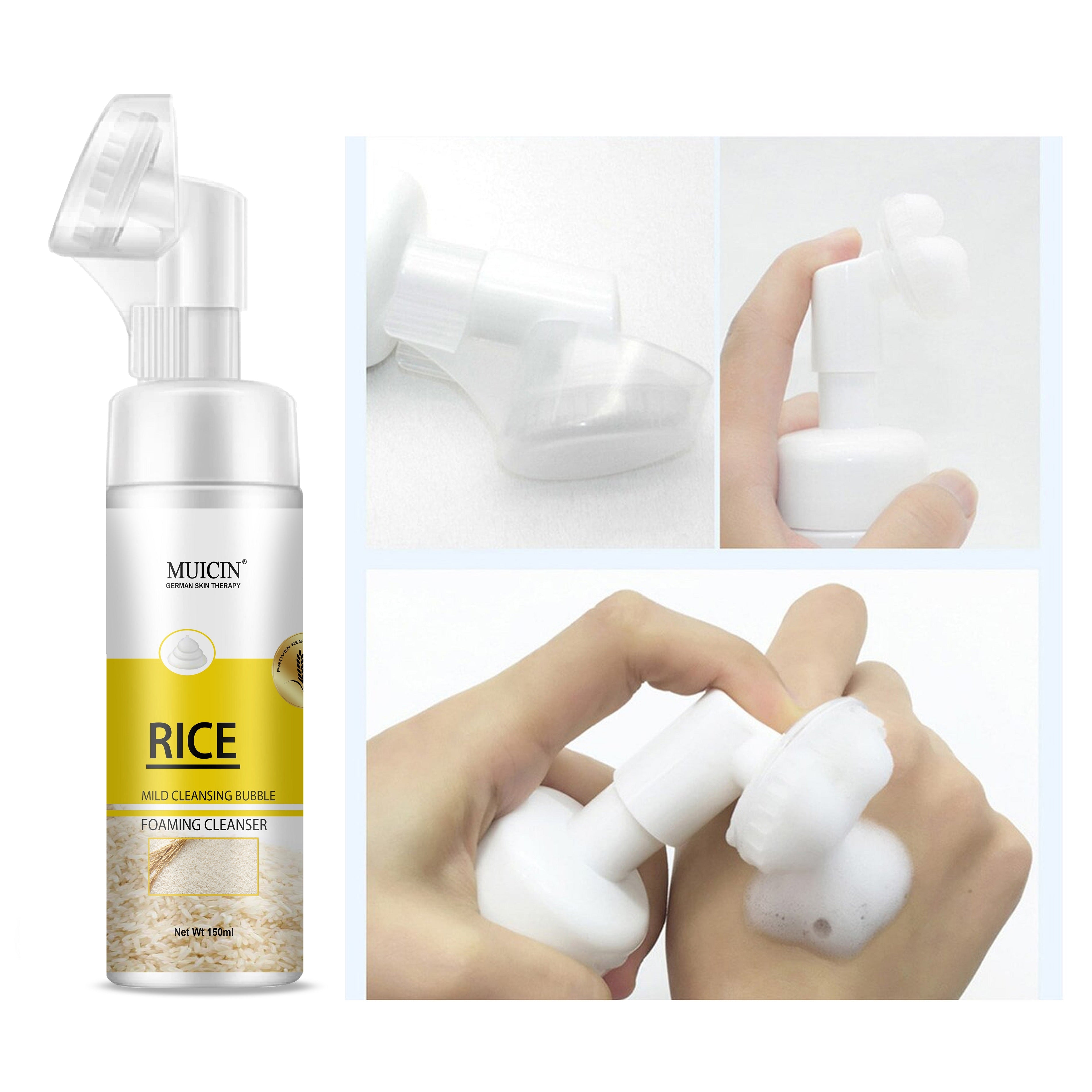 MUICIN - Rice Mild Cleansing Bubble Foaming Facial Cleanser - 150ml