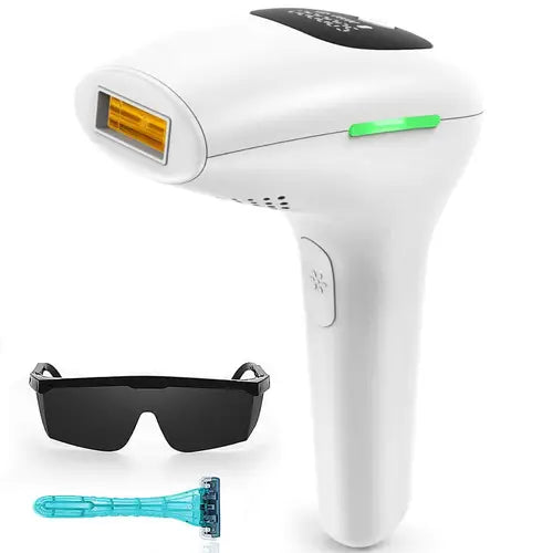 Babyverse Digital Disply IPL Hair Removal Device 900,000  Flashes – Painless Permanent Laser Epilator for Face & Body, 5 Energy Levels, Home Use Hair Removal Machine
