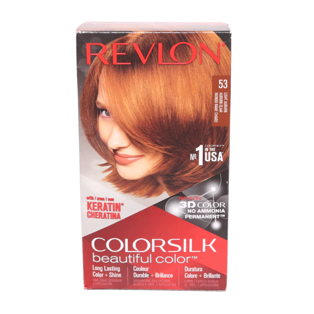 Revlon Silk Hair Color - 53 Light Auburn