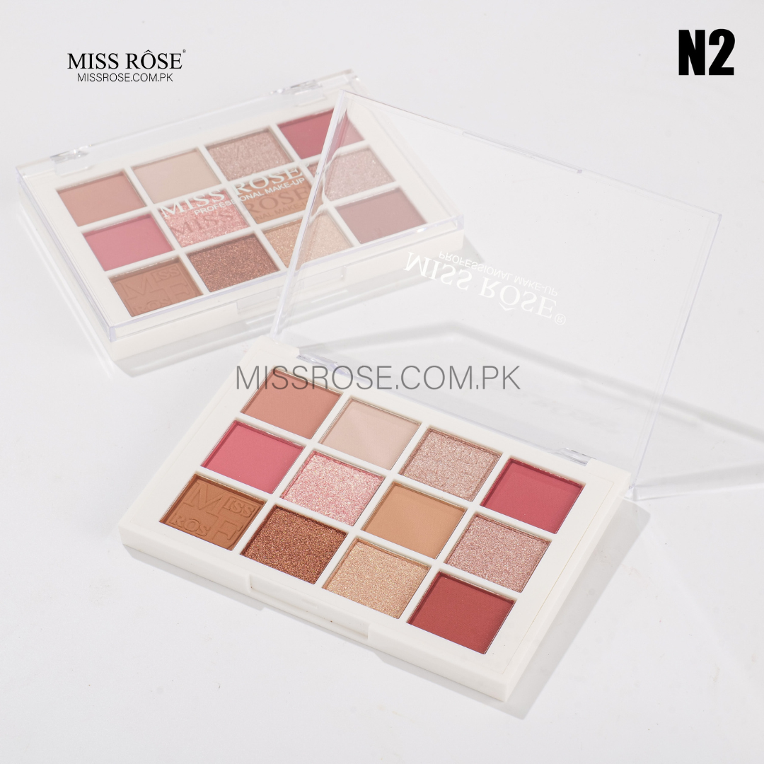 Miss Rose 12-Color Eyeshadow Palette