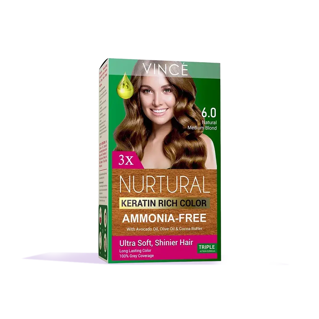 6.0 - Natural Medium Blond - Nurtural Women Hair Color