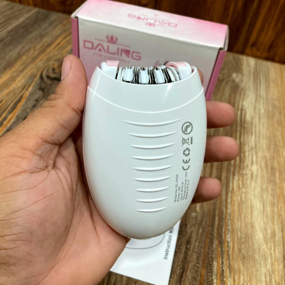Daling Ladies Rechargeable Epilator Hair Removal Machine