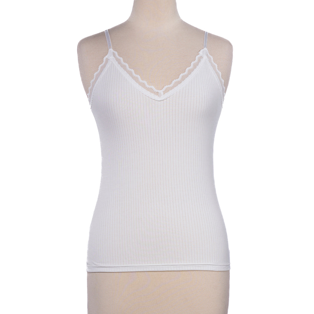 Belleza Lingerie V-Neck String Camisole - 6046