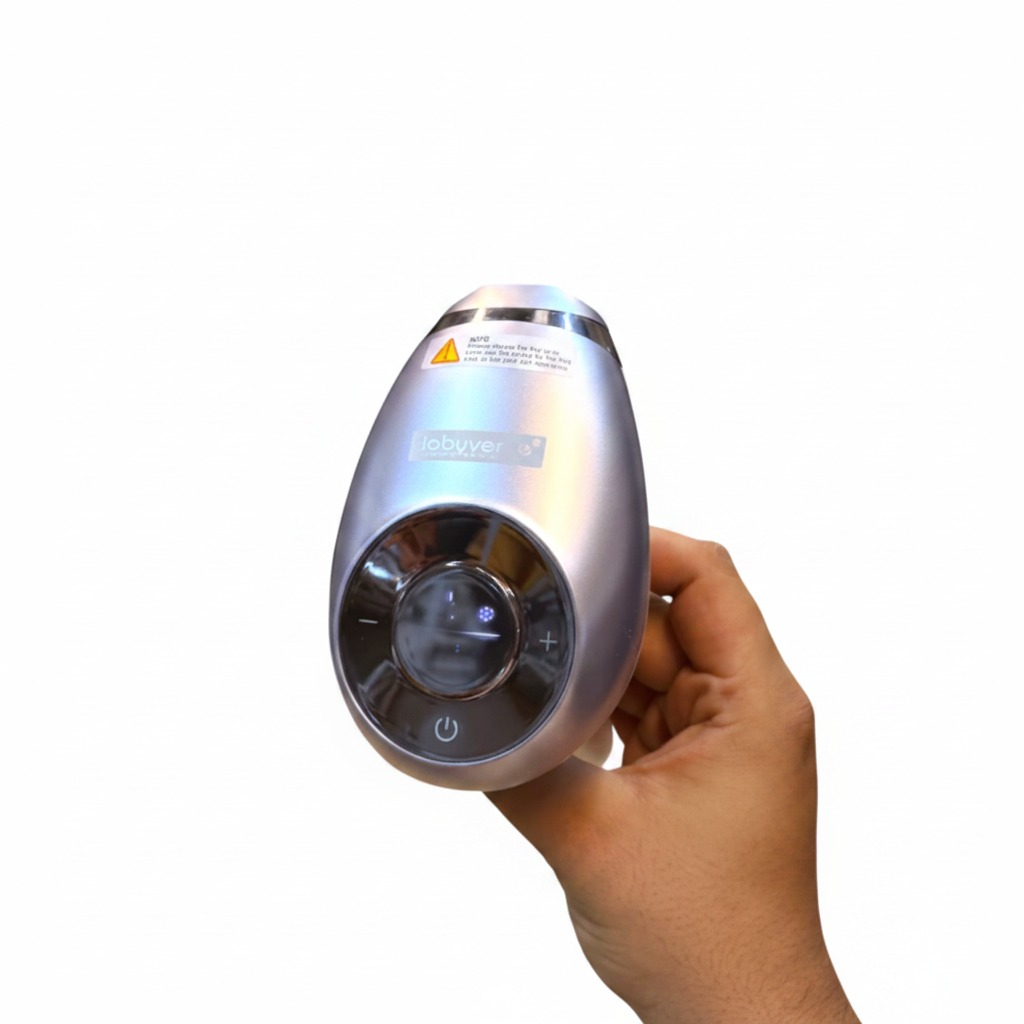 Babyverse Professional IPL Hair Removal Device SE10 – Painless 990000 Flashes, 9 Energy Levels, Ice Cooling Tech