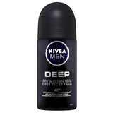 Nivea Men Deep Dry & Clean Anti-Perspirant Roll-On 50ml NIVEA  