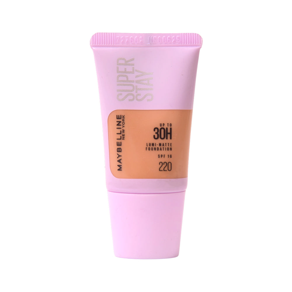 MAYBELLINE SUPERSTAY LUMI MATTE FOUNDATION TUBE18ML AS X