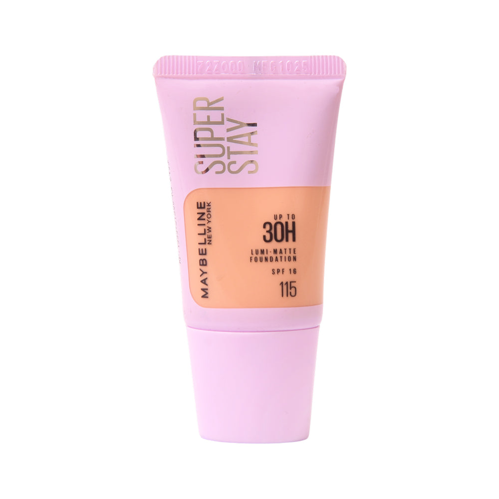 MAYBELLINE SUPERSTAY LUMI MATTE FOUNDATION TUBE18ML AS X