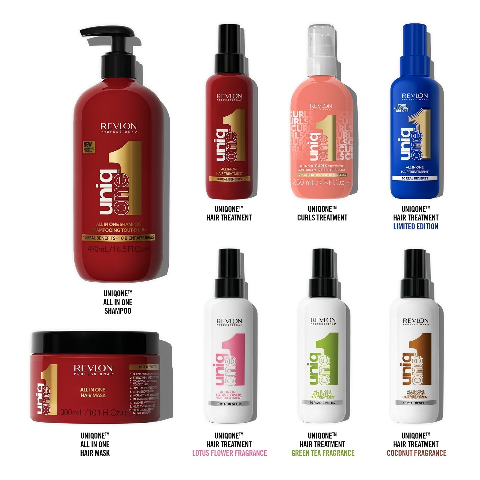 Revlon Professional UniqONE™ Foam Treatment - 200ml - "All-in-One" 10 Benefits Hair Serum - Classic Fragrance